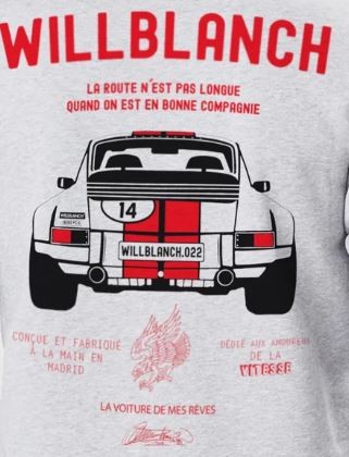 Camiseta Willblanch Porsche Gris