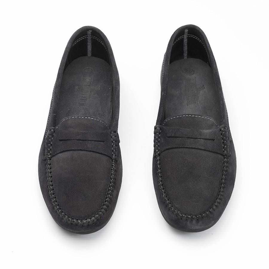 Mocasín Ante Gris