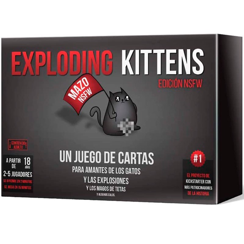 Exploding Kittens NSFW (+18) - Juego de Mesa