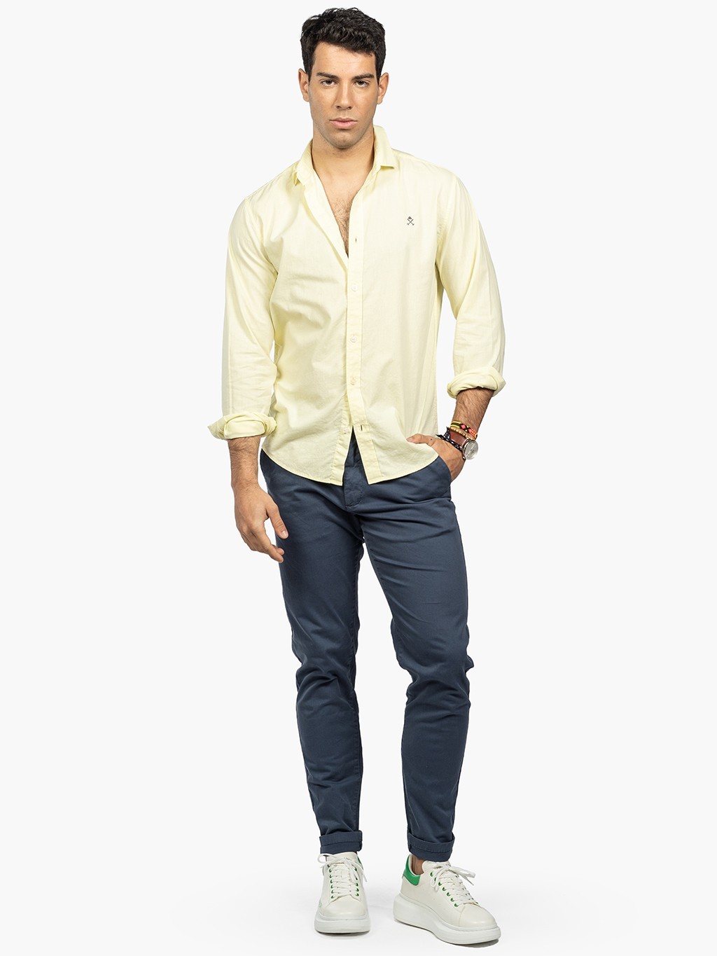 Pantalón H&N Chino Icon Azul Marino