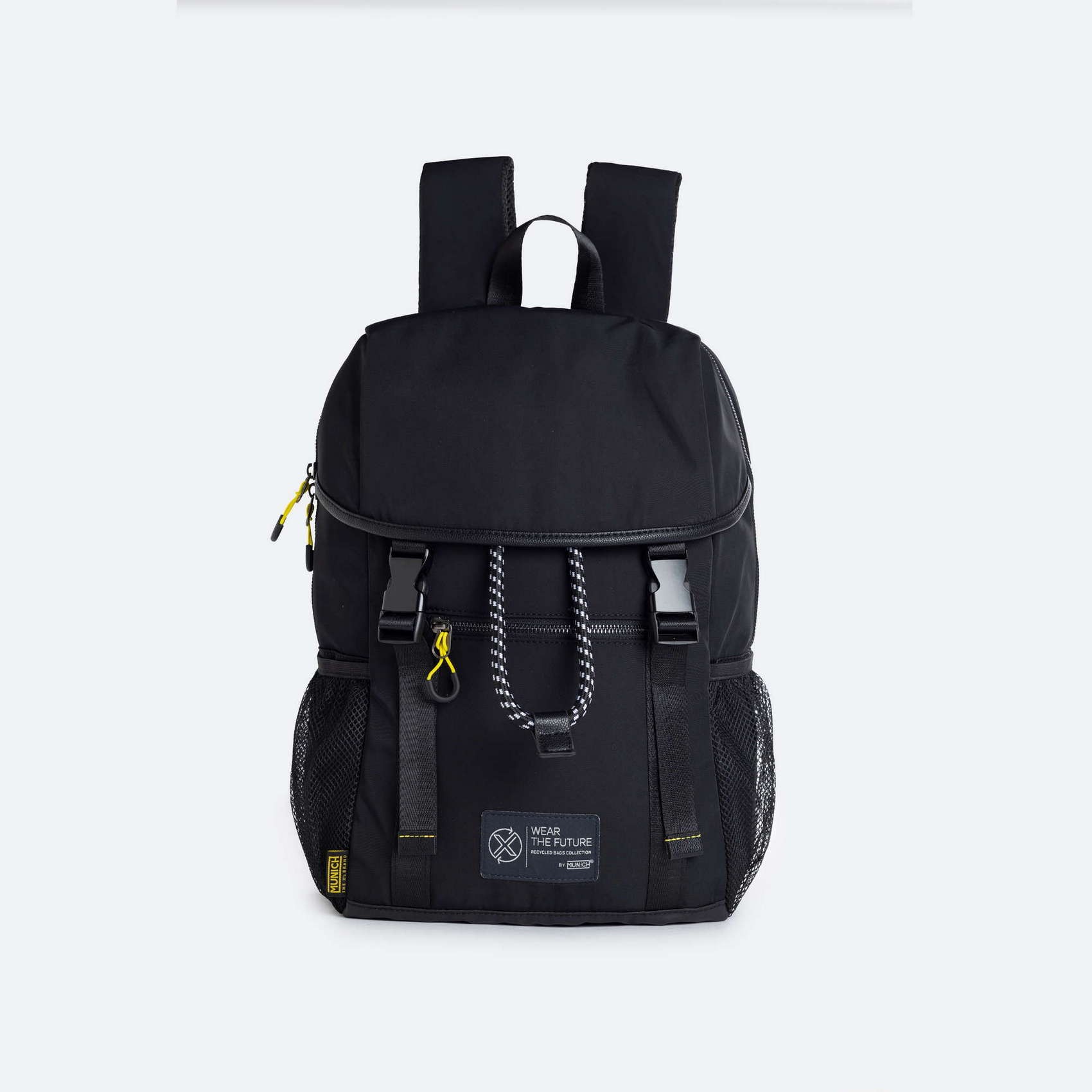 Mochila MUNICH RECYCLED X WEAR Negra