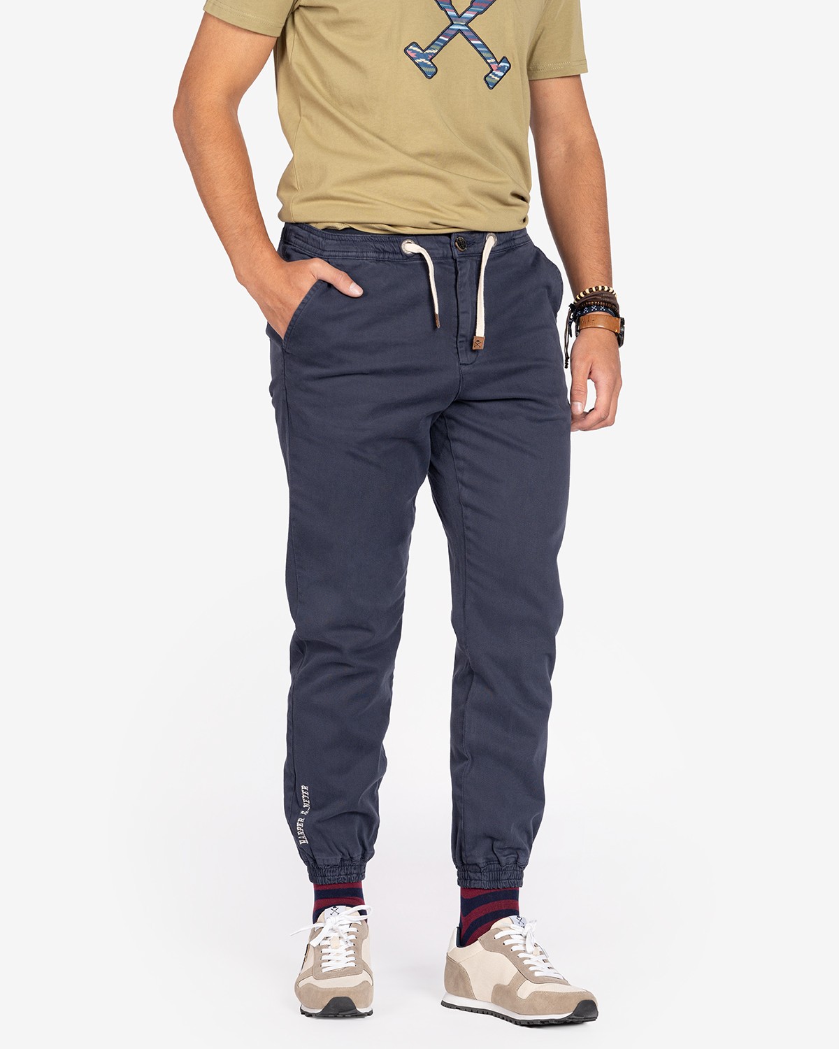 Pantalón H&N Jogger Azul Marino