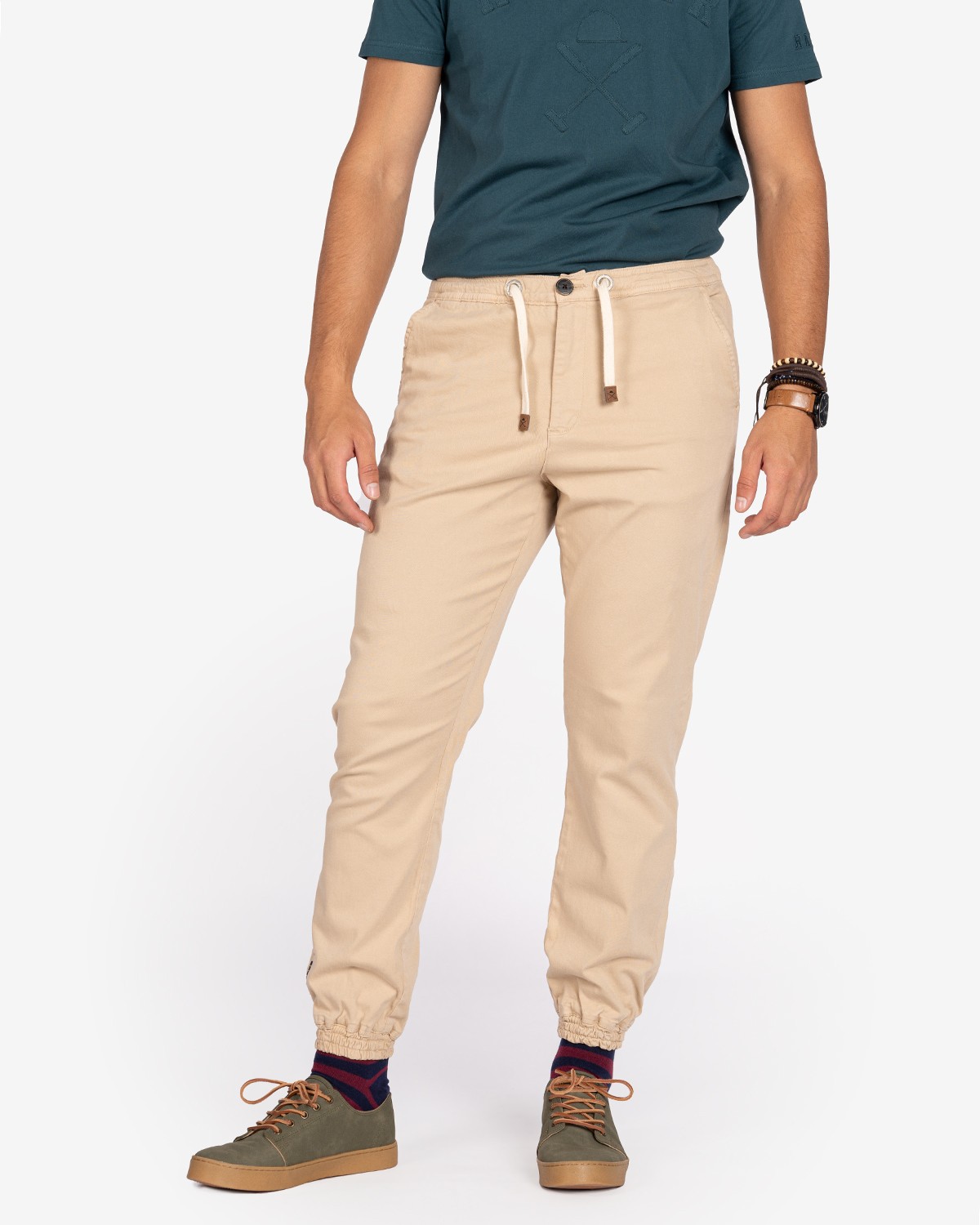 Pantalón H&N Jogger Camel