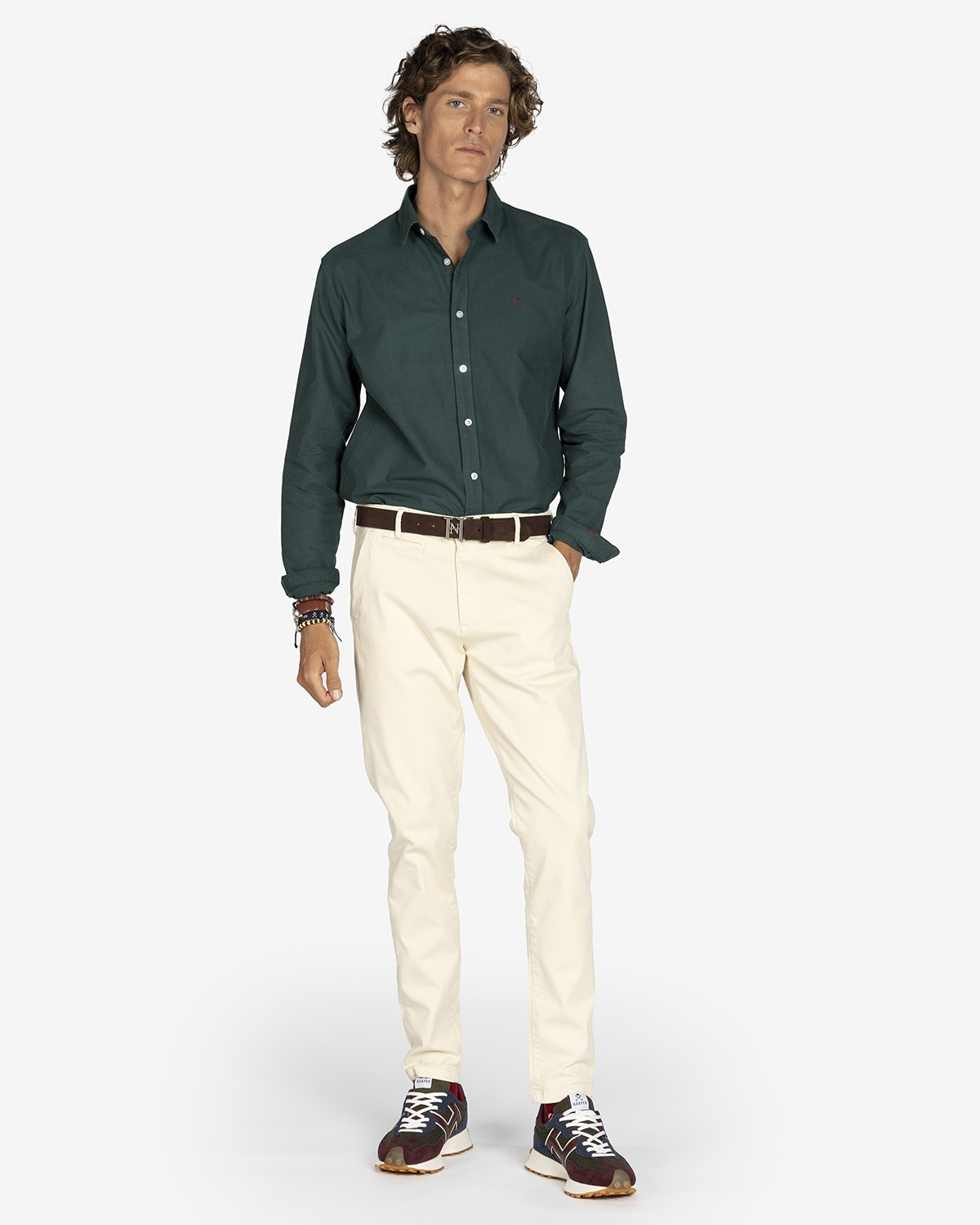 Pantalón H&N Chino Icon Crudo