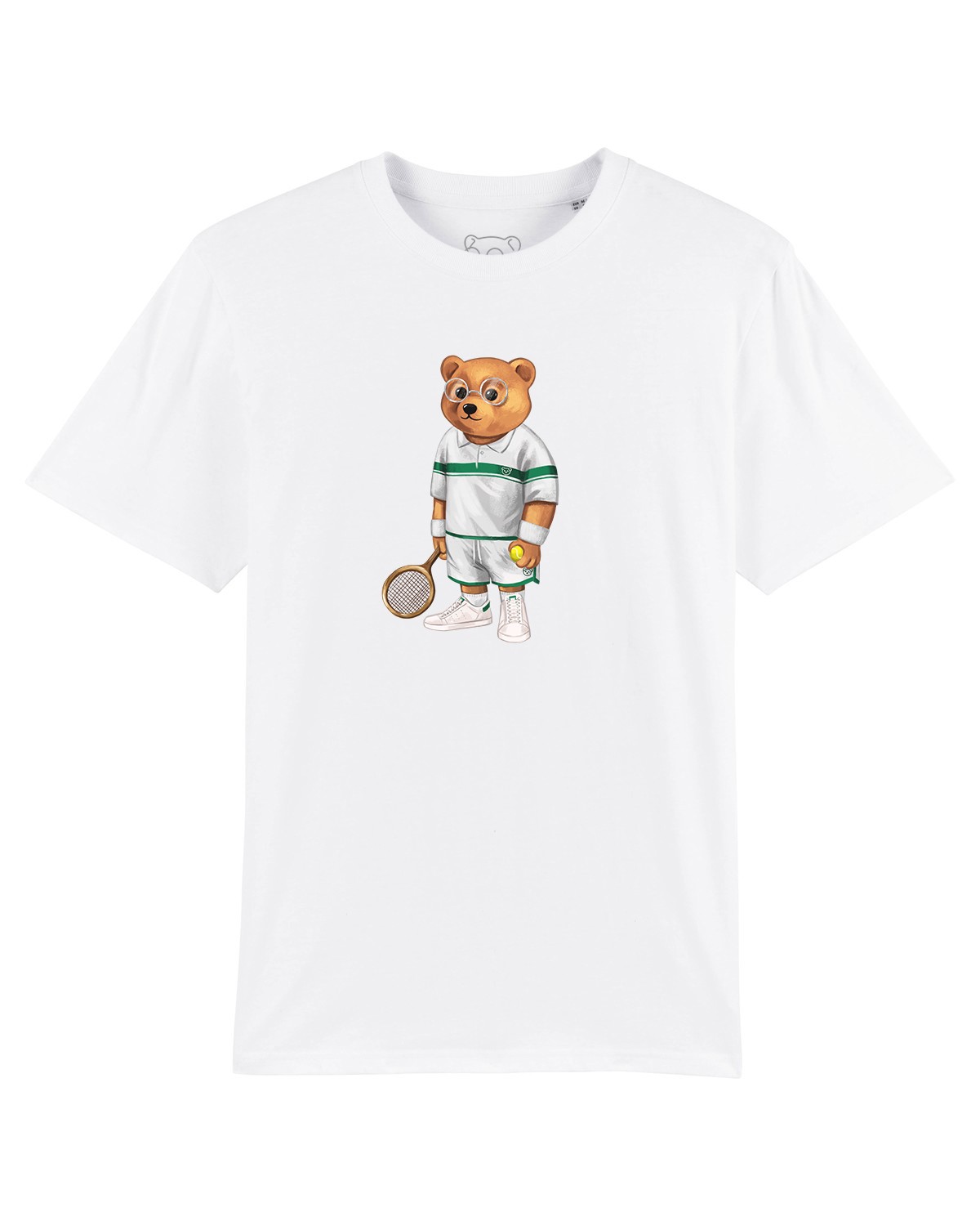 Camiseta Orgánica FILOU XV - The Tenis Player- Blanca