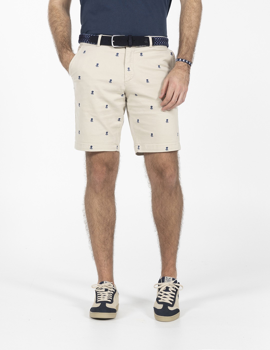 Bermuda EL PULPO All Over Beige