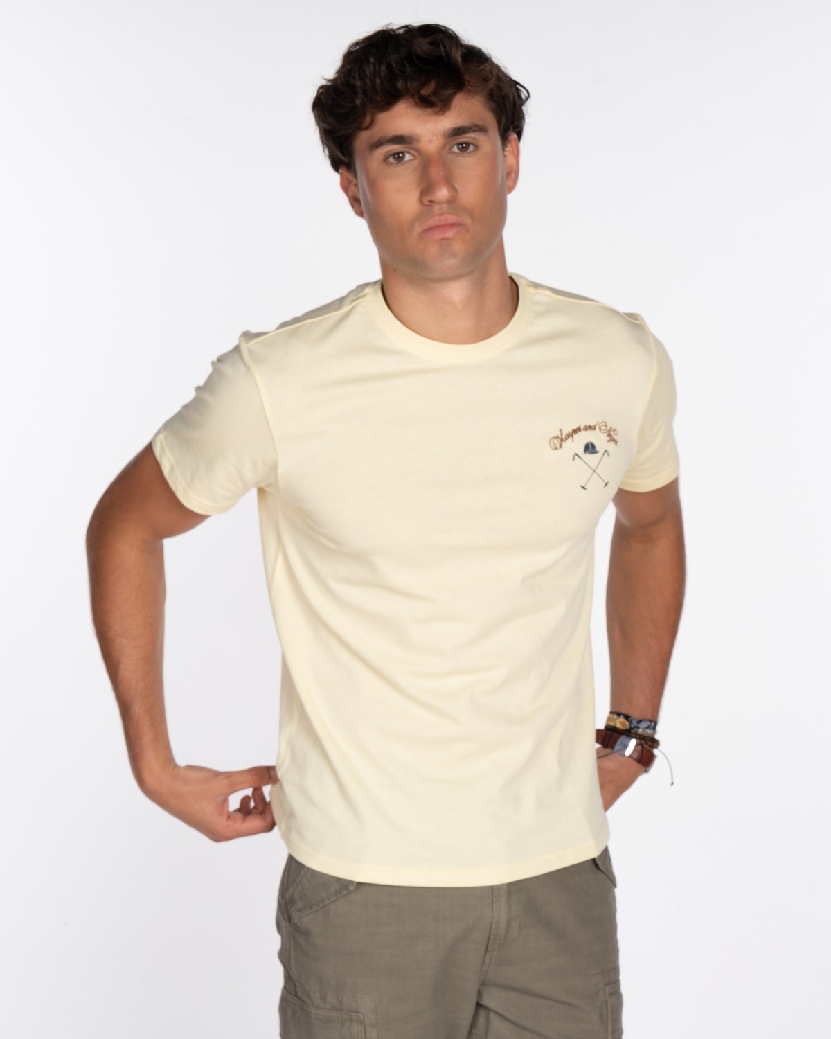 CAMISETA SHORELINE CLASSIC LIGHT YELLOW