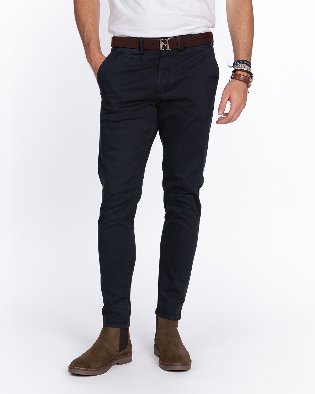 PANTALON CHINO ICON NAVY BLUE 28