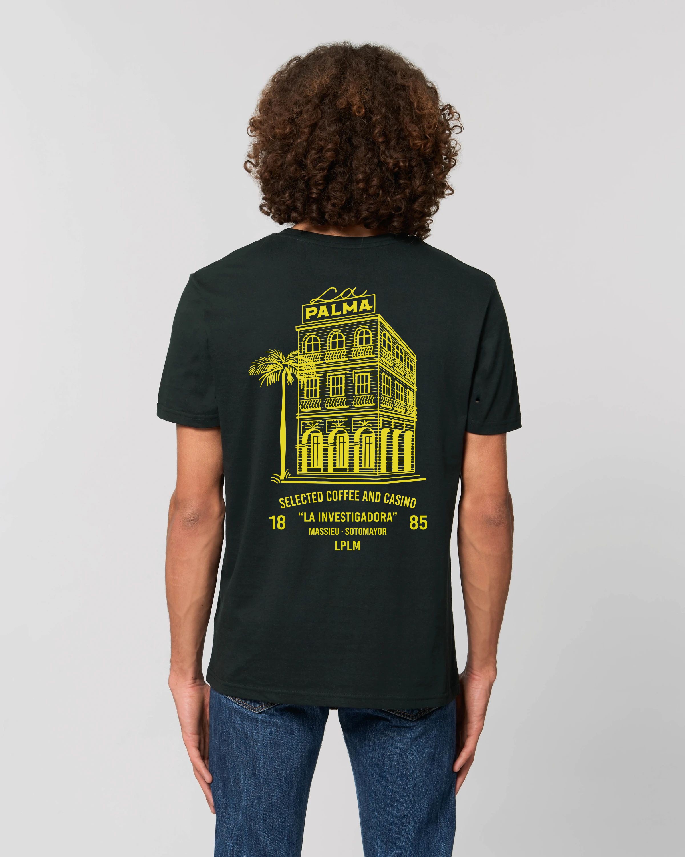 Camiseta LA PALMA NEGRO Holy Monkey