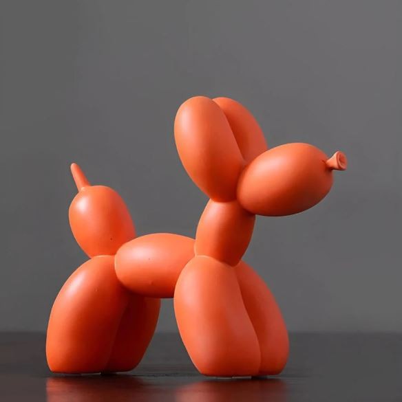 Figura Perro Globo Naranja
